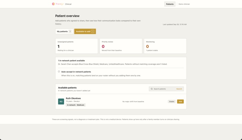 Familyr – screenshot 2