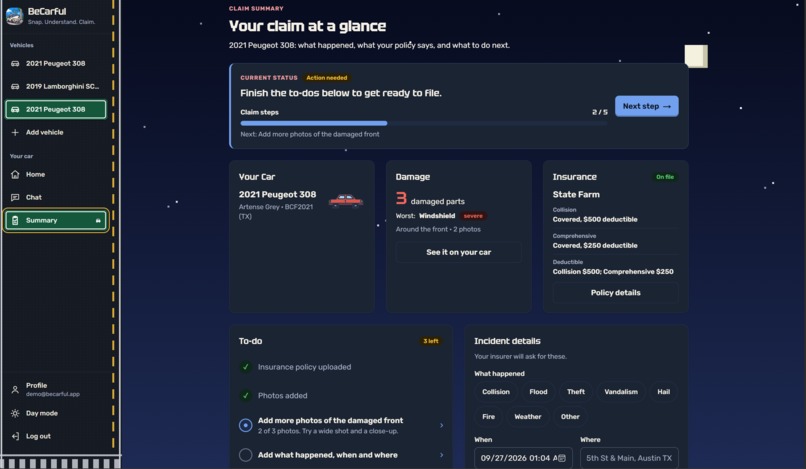 BeCarful – screenshot 3