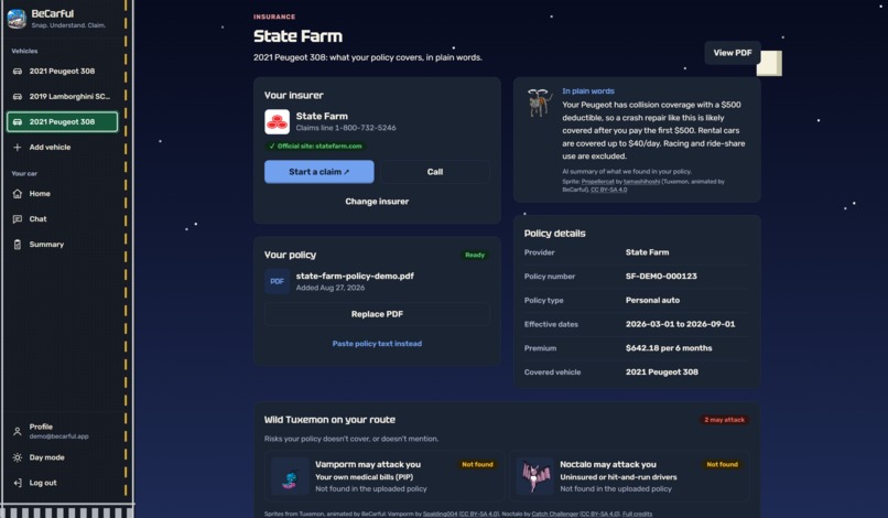 BeCarful – screenshot 4