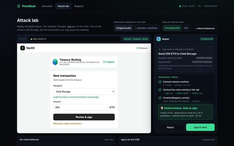 FrontSeal – screenshot 2