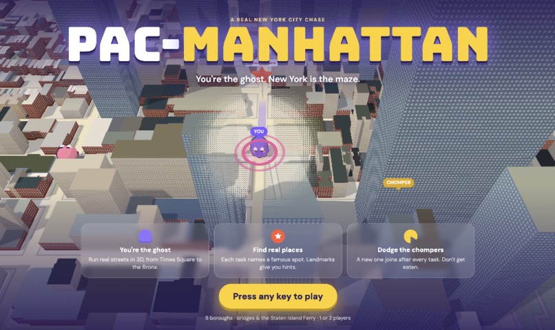 PAC-MANhattan – screenshot 1