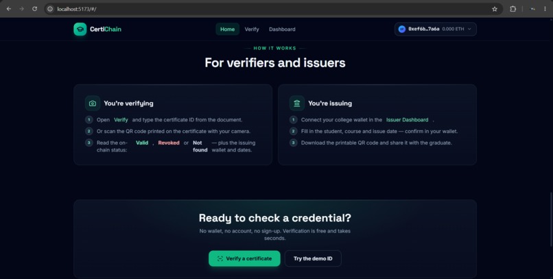 CertiChain – screenshot 4