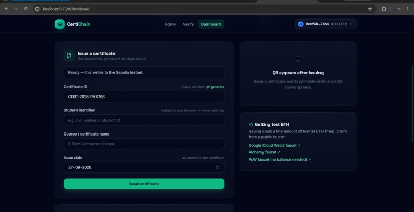 CertiChain – screenshot 7
