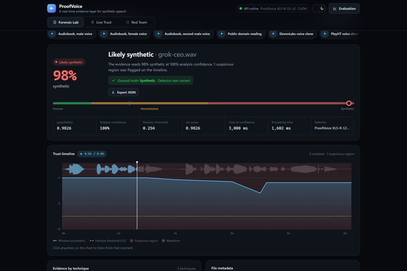 ProofVoice – screenshot 2