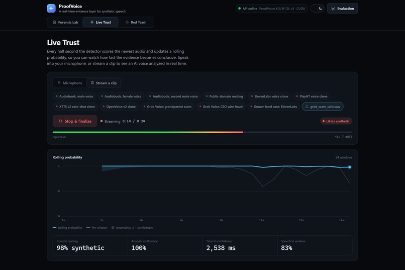 ProofVoice – screenshot 3