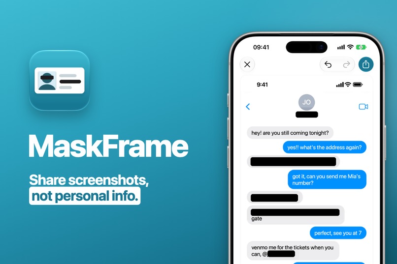 MaskFrame: Redact Mosaic Blur – screenshot 1