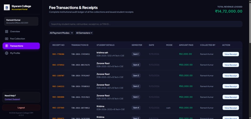 College-Relationship-Management – screenshot 4