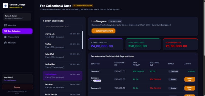 College-Relationship-Management – screenshot 3