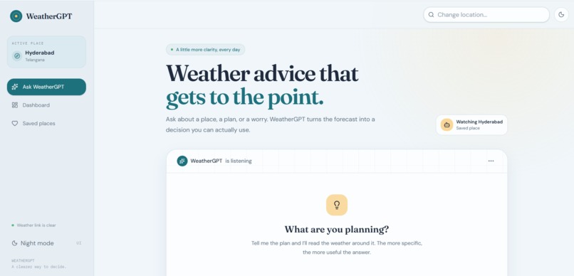 WeatherGPT – screenshot 5