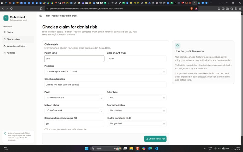 ClaimSure AI – screenshot 5