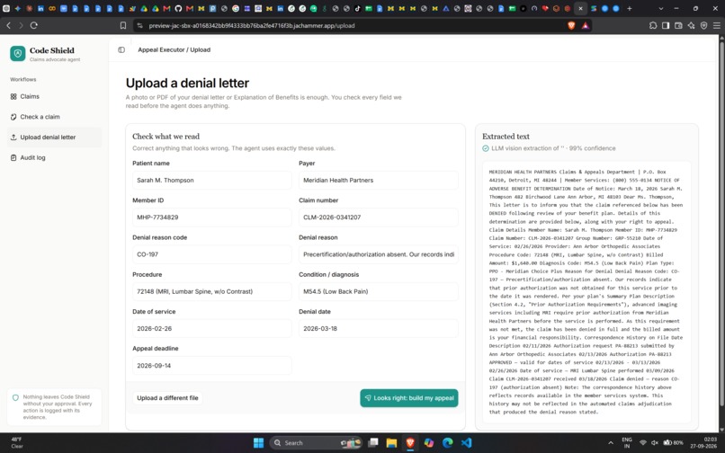 ClaimSure AI – screenshot 7