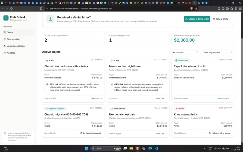 ClaimSure AI – screenshot 4