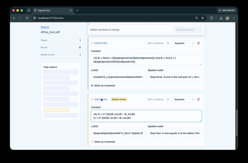 EigenScribe – screenshot 4