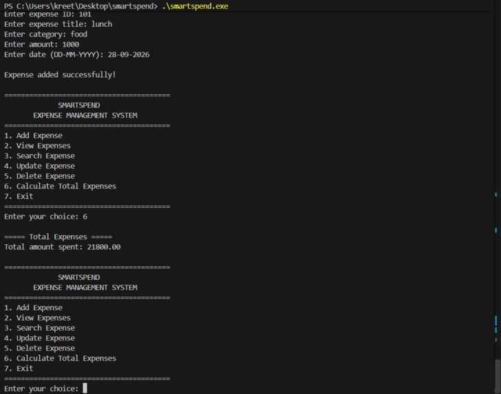 SmartSpend – screenshot 2