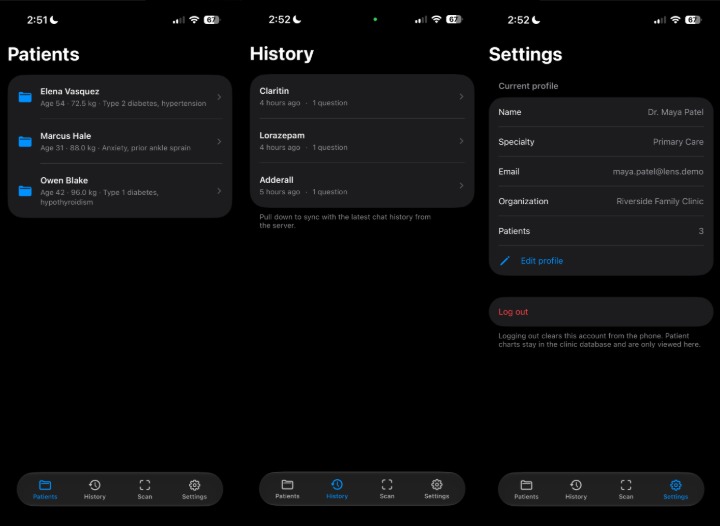 Lens – screenshot 2