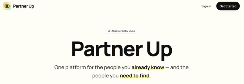 Partner Up AI – screenshot 1