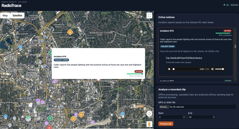 RadioTrace – screenshot 2