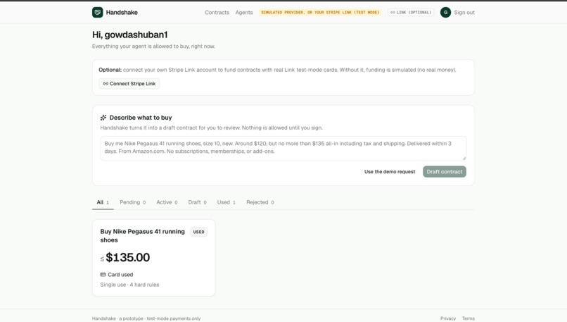 Handshake – screenshot 3