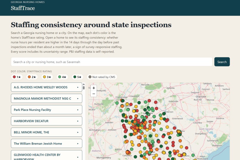 StaffTrace – screenshot 1