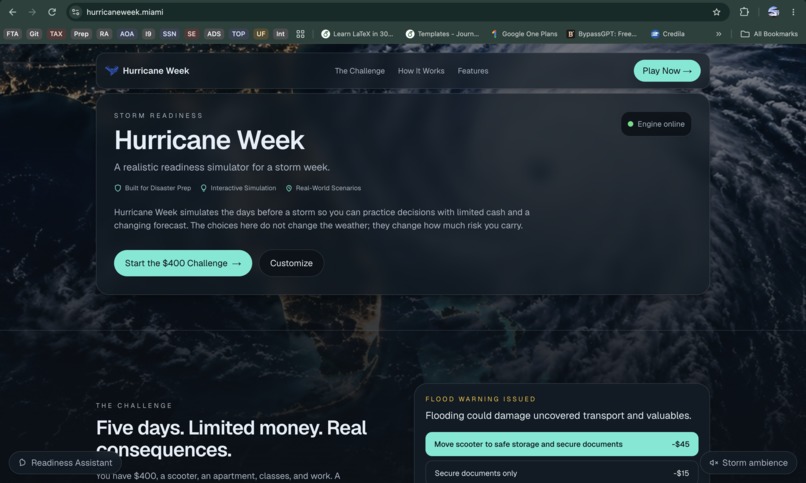 Hurricane Week – screenshot 1