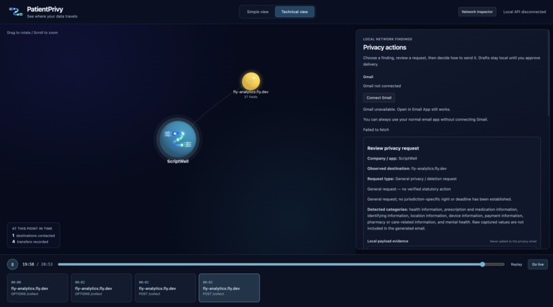 PatientPrivy – screenshot 3