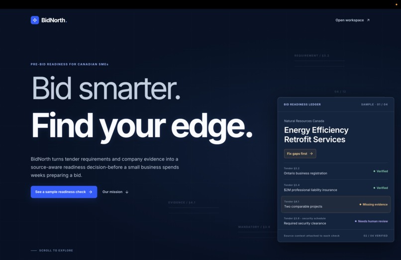 BidNorth – screenshot 1