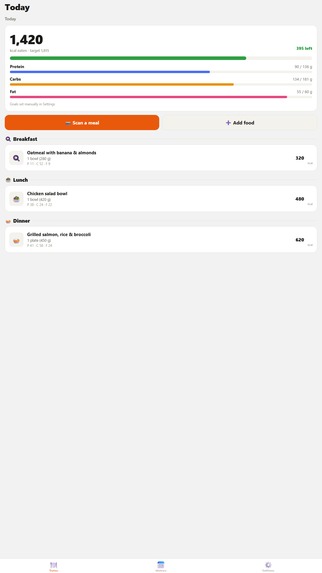 Meal Diary – screenshot 1