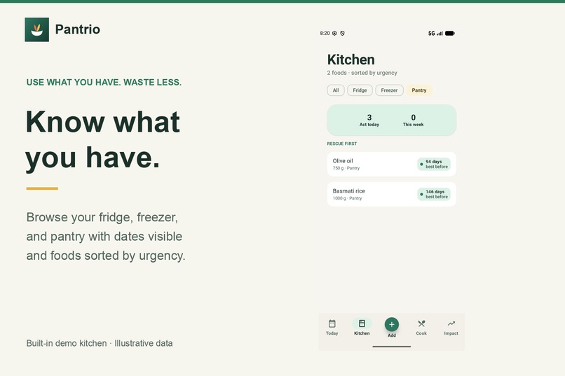 Pantrio: Food Rescue – screenshot 1