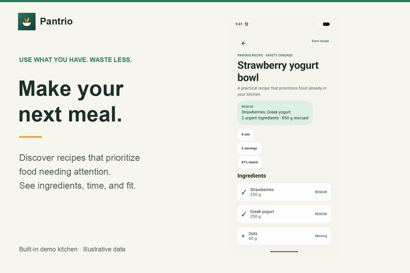  Pantrio: Food Rescue – screenshot 4