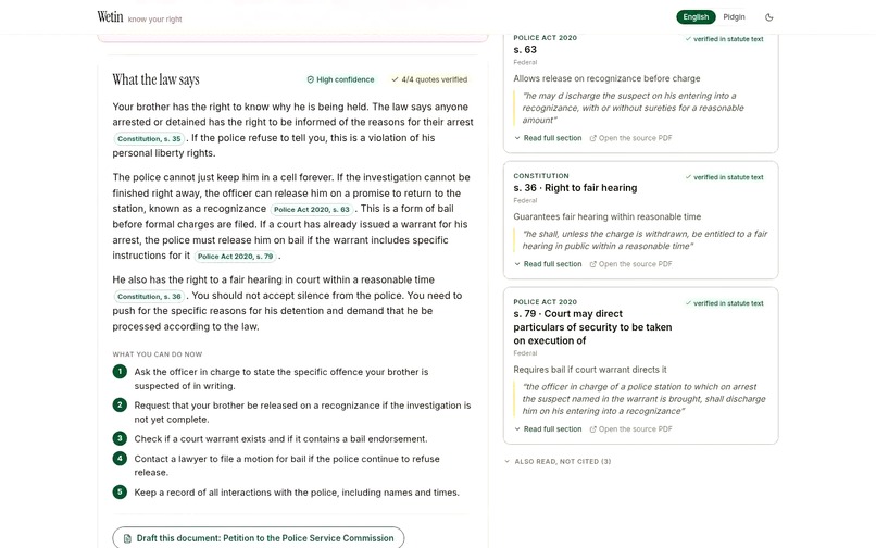 Wetin – screenshot 2