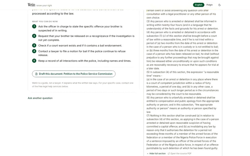 Wetin – screenshot 3