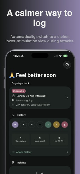 Migraine Tracker: Clara – screenshot 3