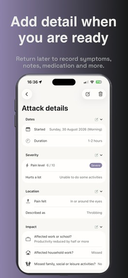 Migraine Tracker: Clara – screenshot 4