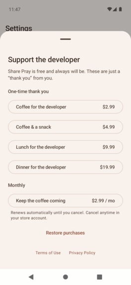 Share Pray – screenshot 3