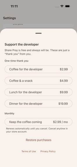 Share Pray – screenshot 8