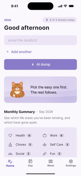 Sloe - Brain Dump to Tasks – screenshot 3