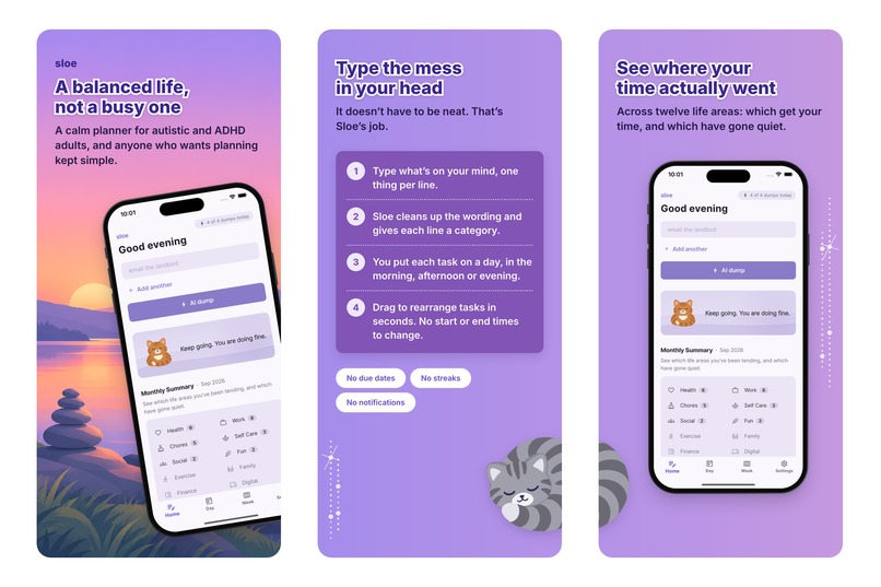 Sloe - Brain Dump to Tasks – screenshot 1