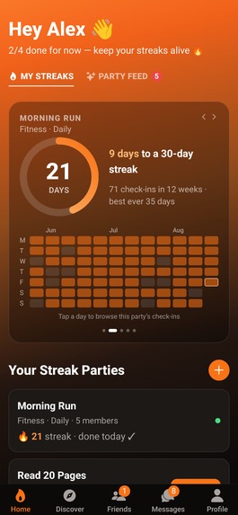 StreakParty – screenshot 10