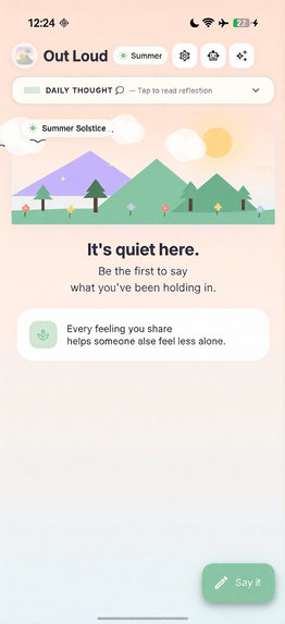 Out loud – screenshot 1