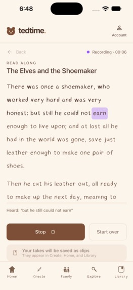 TedTime – screenshot 2