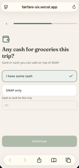 FairFare – screenshot 2