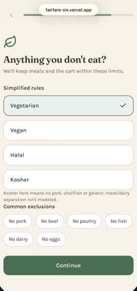 FairFare – screenshot 5