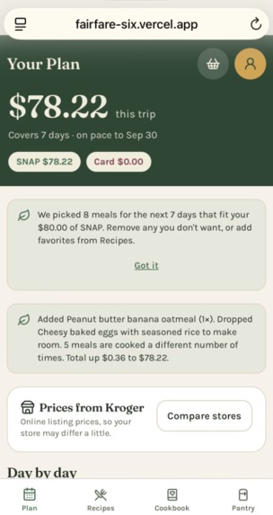 FairFare – screenshot 7