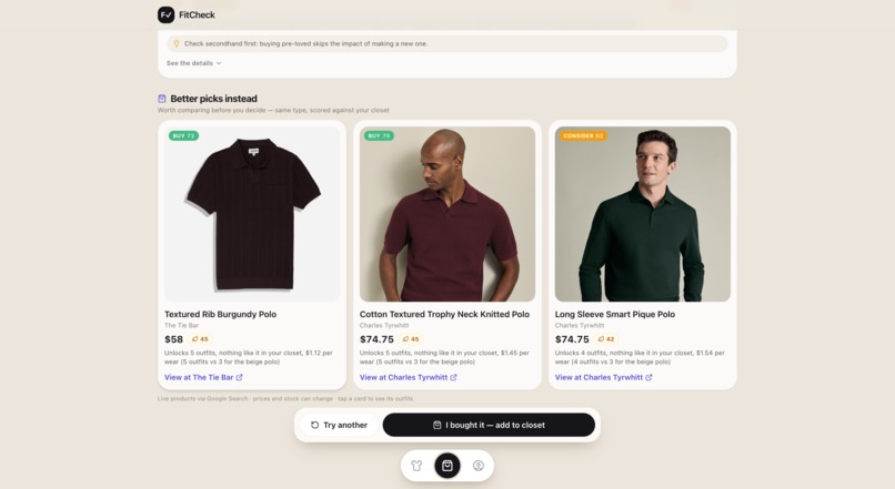 FitCheck – screenshot 8