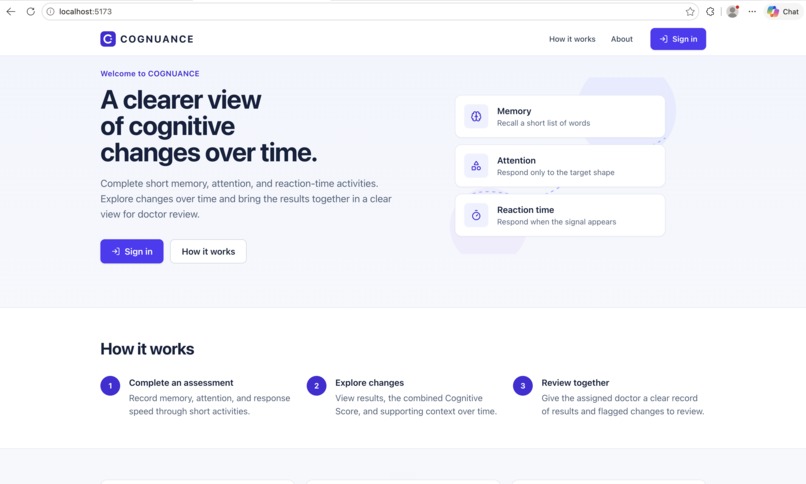Cognuance – screenshot 1