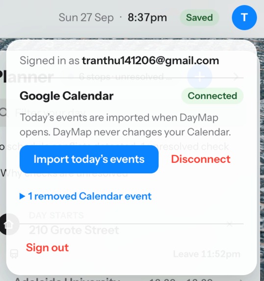 DayMap – screenshot 2