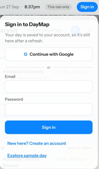 DayMap – screenshot 1