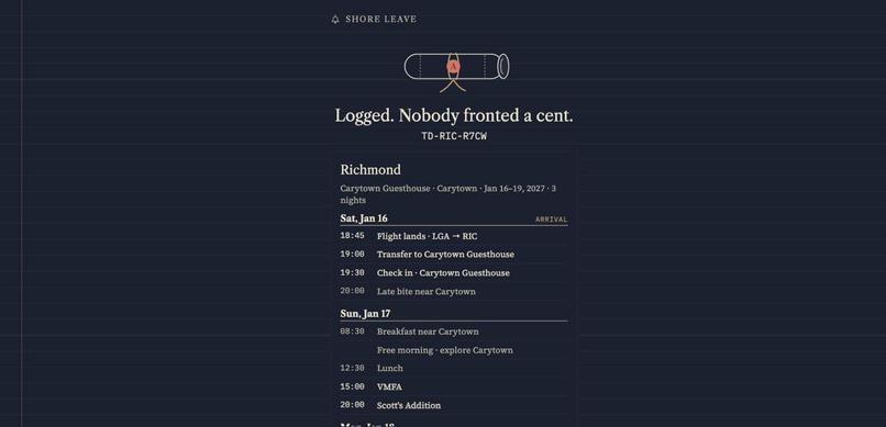TripDeck – screenshot 3