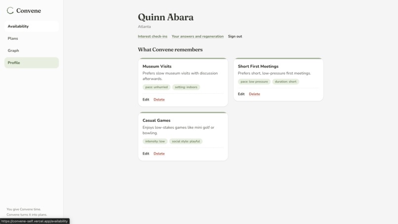 Convene – screenshot 4