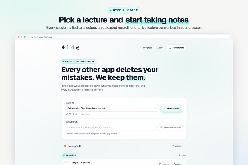 Inkling – screenshot 1